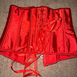 Red corset XS